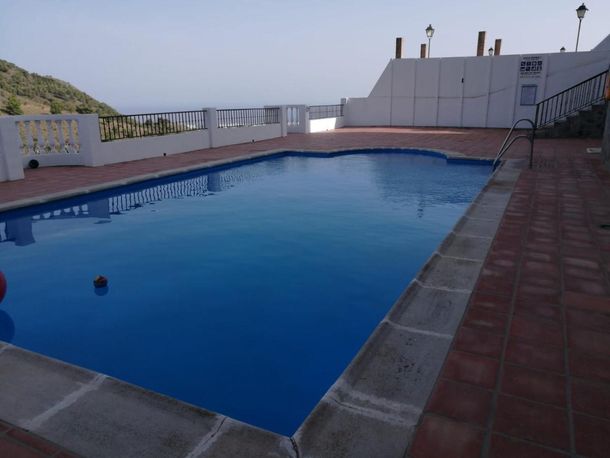 Precioso apartamento de dos plantas con vistas Frigiliana Exterior foto